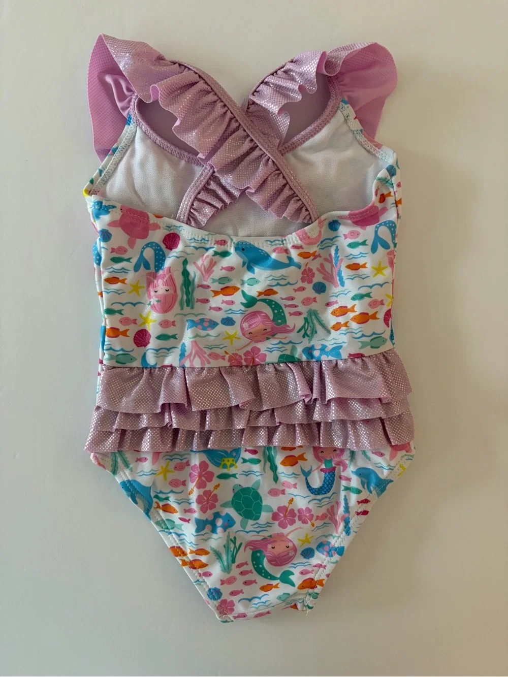 Flap Happy Mindy Crossback Swimsuit Fantasea Size 2T Swim Beach Summer Cute